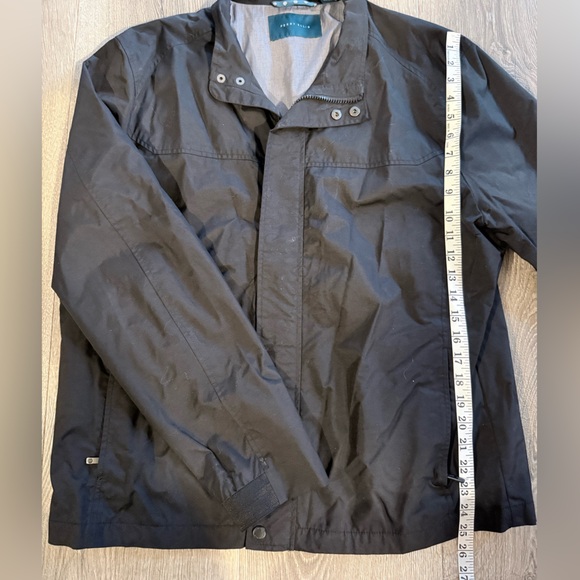 Perry Ellis Black Windbreaker Jacket - Picture 7 of 8